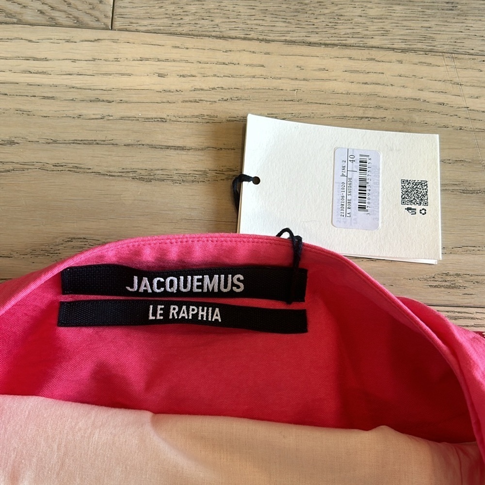NWT 2024 Jacquemus Saudade crinkled dress size 40 - Picture 8 of 11